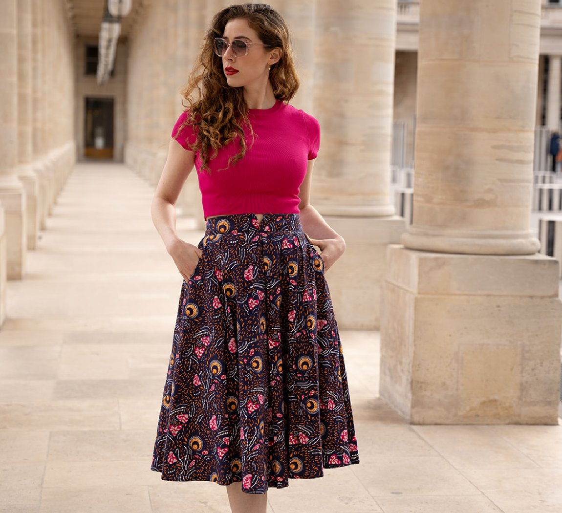  Femme Jupe midi Jungle Love